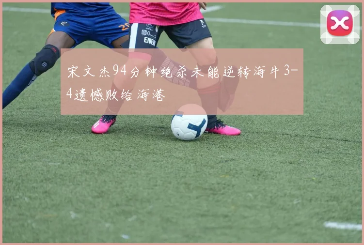 宋文杰94分钟绝杀未能逆转海牛3-4遗憾败给海港